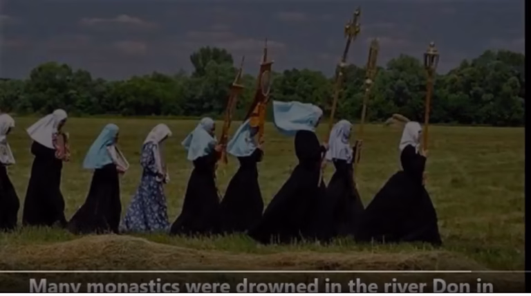 Nun threw icon in river