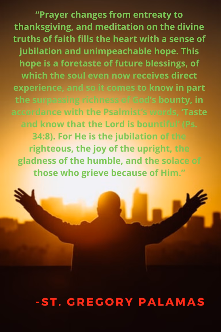 Thanksgiving to God