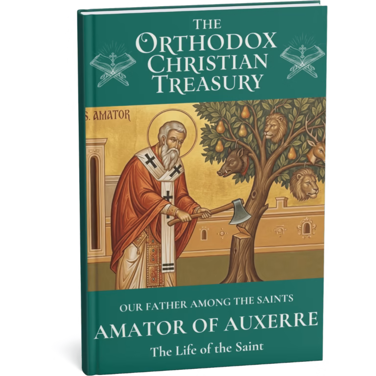 3D Ebook cover for the Life of St. Amator of Auxerre.