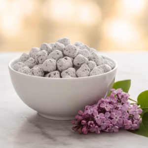 lilac-treasury-collection-incense-5 A bowl of Athonite Lilac incense.
