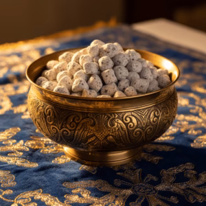premium-byzantine-orthodox-incense-5 A bowl of Athonite Byzantine incense.